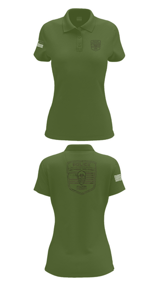 Womens Short Sleeve Performance Polo, Fulton County Anti-Crime Task Force, , Teamtime, Team time, sublimation, custom sports apparel, team uniforms, spirit wear, spiritwear, sports uniforms, custom shirts, team store, custom team store, fundraiser sports, apparel fundraiser