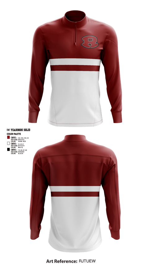 Quarter Zip Jacket, Warner Robins High School, , Teamtime, Team time, sublimation, custom sports apparel, team uniforms, spirit wear, spiritwear, sports uniforms, custom shirts, team store, custom team store, fundraiser sports, apparel fundraiser