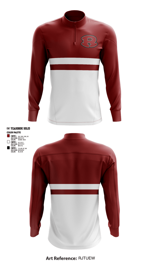 Quarter Zip Jacket, Warner Robins High School, , Teamtime, Team time, sublimation, custom sports apparel, team uniforms, spirit wear, spiritwear, sports uniforms, custom shirts, team store, custom team store, fundraiser sports, apparel fundraiser