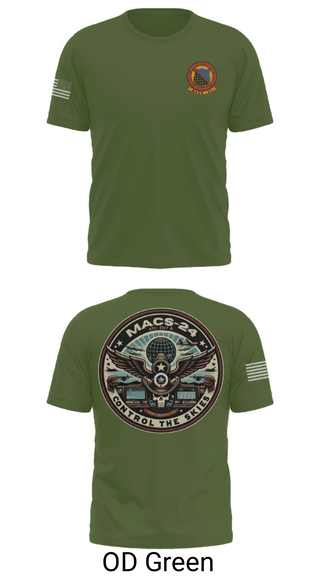 Old School Cotton Feel Shirt, MACS 24 ATC Detachment A, Marines, Teamtime, Team time, sublimation, custom sports apparel, team uniforms, spirit wear, spiritwear, sports uniforms, custom shirts, team store, custom team store, fundraiser sports, apparel fundraiser