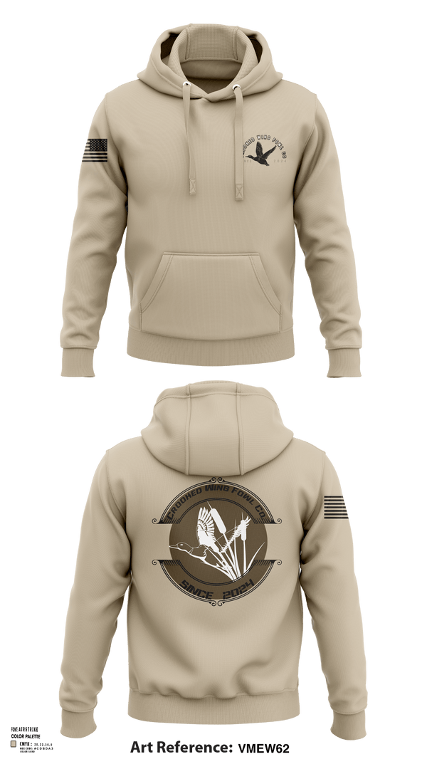 Hoodie, Crooked Wing Fowl Co., , Teamtime, Team time, sublimation, custom sports apparel, team uniforms, spirit wear, spiritwear, sports uniforms, custom shirts, team store, custom team store, fundraiser sports, apparel fundraiser