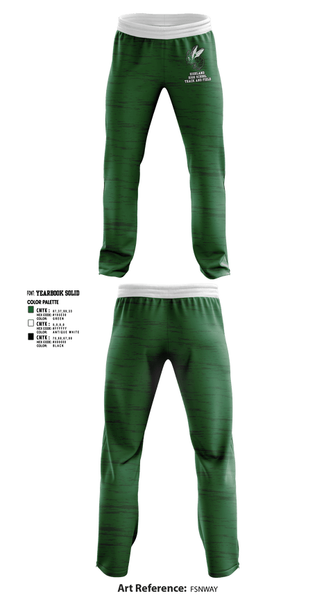 Sweatpants, Highland High School Track and Field, Track & Field, Teamtime, Team time, sublimation, custom sports apparel, team uniforms, spirit wear, spiritwear, sports uniforms, custom shirts, team store, custom team store, fundraiser sports, apparel fundraiser