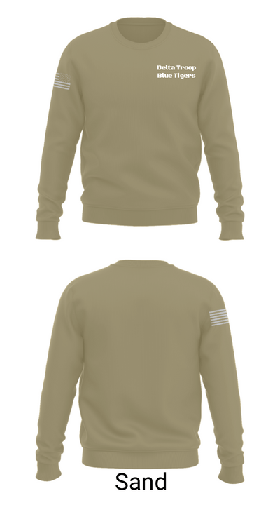 Delta Troop Blue Tigers 70444254 Crew Neck Sweatshirt - 58