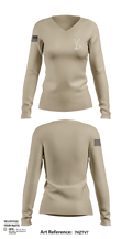 Y2GRANT 69219552 Women's Long Sleeve V-neck Shirt - 104