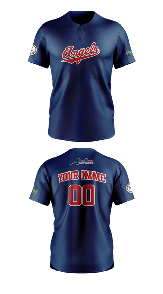 Two Button Baseball Jersey, IWV Youth Baseball, Baseball, Teamtime, Team time, sublimation, custom sports apparel, team uniforms, spirit wear, spiritwear, sports uniforms, custom shirts, team store, custom team store, fundraiser sports, apparel fundraiser