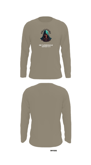 Long Sleeve Performance Shirt, 2nd Platoon Charlie Battery 5-4, Army, Teamtime, Team time, sublimation, custom sports apparel, team uniforms, spirit wear, spiritwear, sports uniforms, custom shirts, team store, custom team store, fundraiser sports, apparel fundraiser