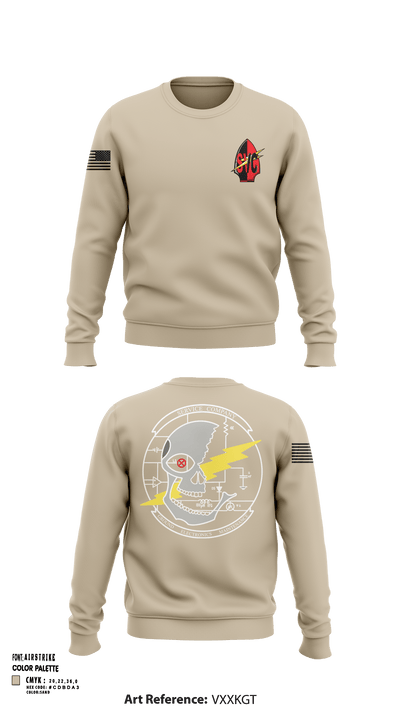 7th Communication Bn 61854612 Crew Neck Sweatshirt - 124