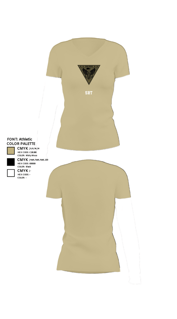 Women's Short Sleeve Vneck Shirt, SRT, Police, Teamtime, Team time, sublimation, custom sports apparel, team uniforms, spirit wear, spiritwear, sports uniforms, custom shirts, team store, custom team store, fundraiser sports, apparel fundraiser