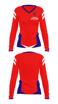 Central Catholic High School Lacrosse 83752961 Women's Long Sleeve V-neck Shirt - 30