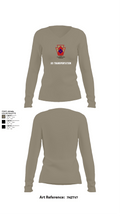 121 transportation 53489531 Women's Long Sleeve V-neck Shirt - 58