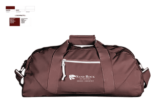Duffle Bag, Sand Rock High School Cross Country, Cross Country, Teamtime, Team time, sublimation, custom sports apparel, team uniforms, spirit wear, spiritwear, sports uniforms, custom shirts, team store, custom team store, fundraiser sports, apparel fundraiser