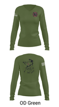 386th ECES/CEF 44039063 Women's Long Sleeve V-neck Shirt - 57