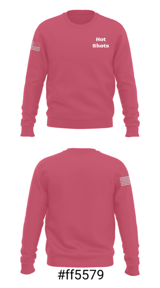 Crew Neck Sweatshirt, Hot Shots, Women's Basketball, Teamtime, Team time, sublimation, custom sports apparel, team uniforms, spirit wear, spiritwear, sports uniforms, custom shirts, team store, custom team store, fundraiser sports, apparel fundraiser