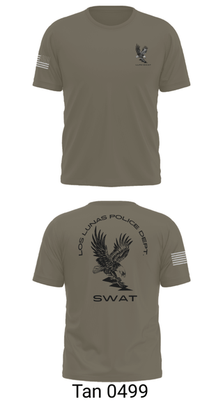 Old School Cotton Feel Shirt, LOS LUNAS POLICE DEPT. SWAT, , Teamtime, Team time, sublimation, custom sports apparel, team uniforms, spirit wear, spiritwear, sports uniforms, custom shirts, team store, custom team store, fundraiser sports, apparel fundraiser