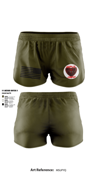 Ranger Panties, Charlie Company Cobras, Army, Teamtime, Team time, sublimation, custom sports apparel, team uniforms, spirit wear, spiritwear, sports uniforms, custom shirts, team store, custom team store, fundraiser sports, apparel fundraiser