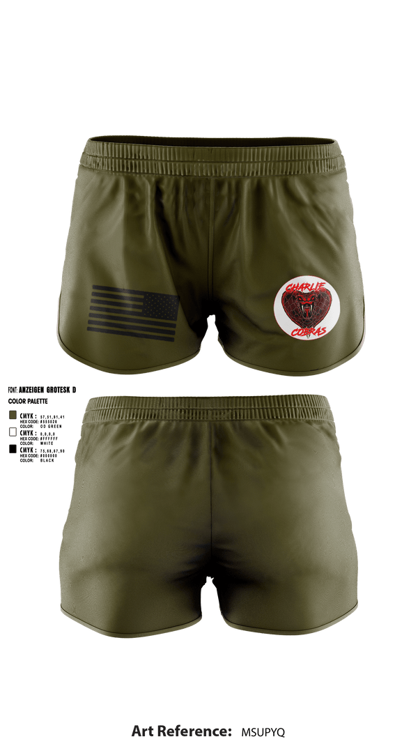 Ranger Panties, Charlie Company Cobras, Army, Teamtime, Team time, sublimation, custom sports apparel, team uniforms, spirit wear, spiritwear, sports uniforms, custom shirts, team store, custom team store, fundraiser sports, apparel fundraiser