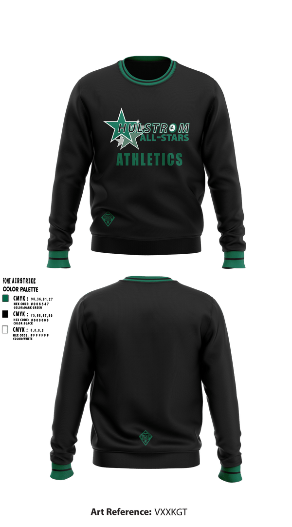 Crew Neck Sweatshirt, Hulstrom Middle School, Spirit Store, Teamtime, Team time, sublimation, custom sports apparel, team uniforms, spirit wear, spiritwear, sports uniforms, custom shirts, team store, custom team store, fundraiser sports, apparel fundraiser