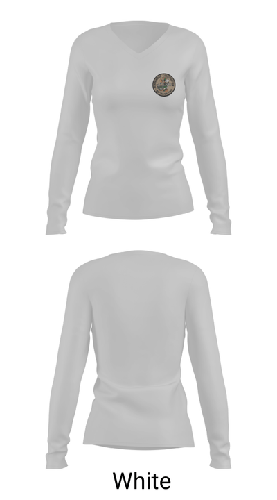 ACB-2 DET-305 ERIE, PA 62007014 Women's Long Sleeve V-neck Shirt - 6