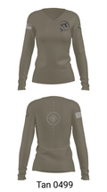MSRON-11 28589297 Women's Long Sleeve V-neck Shirt - 73