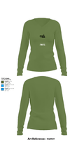 FMTC 37244511 Women's Long Sleeve V-neck Shirt - 42