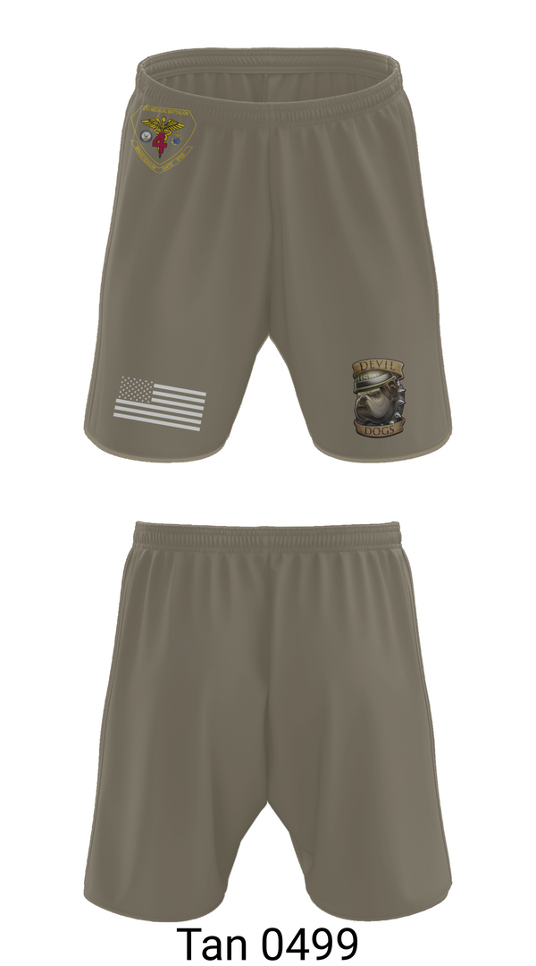 Athletic Shorts With Pockets, 4th Med Battalion, Marines, Teamtime, Team time, sublimation, custom sports apparel, team uniforms, spirit wear, spiritwear, sports uniforms, custom shirts, team store, custom team store, fundraiser sports, apparel fundraiser