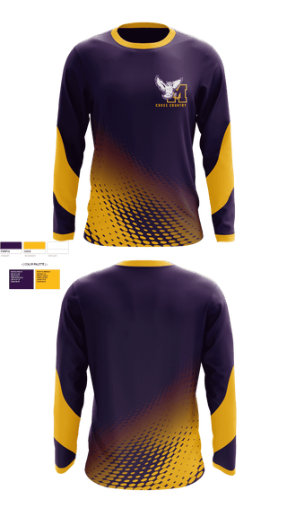 Long Sleeve Performance Shirt, Monticello High School Cross Country, Cross Country, Teamtime, Team time, sublimation, custom sports apparel, team uniforms, spirit wear, spiritwear, sports uniforms, custom shirts, team store, custom team store, fundraiser sports, apparel fundraiser