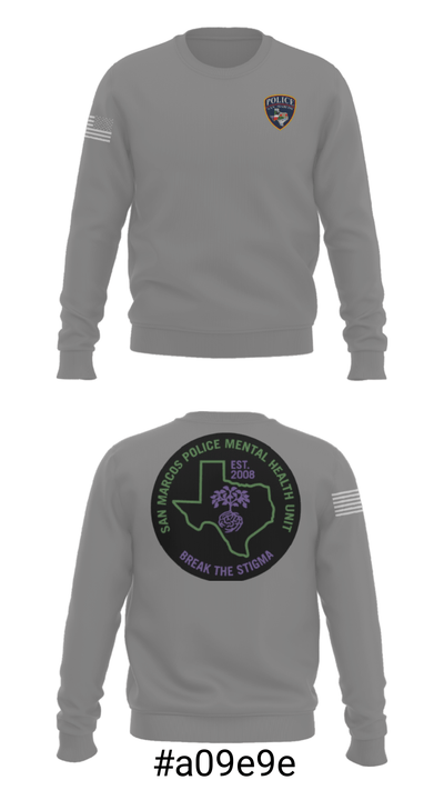 SMPD Mental Health Unit 50608252 Crew Neck Sweatshirt - 2
