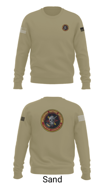 Battle Space Surveillance Company 88540160 Crew Neck Sweatshirt - 85