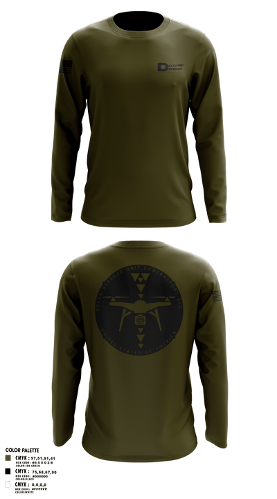 Delta Defense Unit 32292143 Long Sleeve Performance Shirt - 105