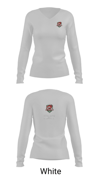 Women's Long Sleeve Vneck Shirt, JC United, Men's Soccer, Teamtime, Team time, sublimation, custom sports apparel, team uniforms, spirit wear, spiritwear, sports uniforms, custom shirts, team store, custom team store, fundraiser sports, apparel fundraiser