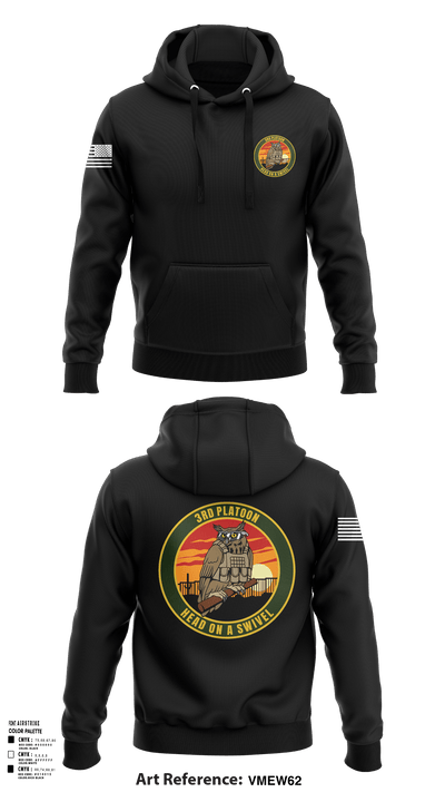 346 MP CO 3rd Platoon 43320857 Hoodie - 118