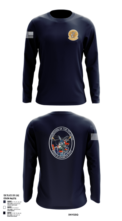 Air Station Elizabeth City 50665895 Long Sleeve Performance Shirt - 129