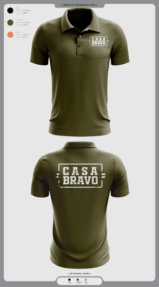 Short Sleeve Performance Polo, Casa Bravo, , Teamtime, Team time, sublimation, custom sports apparel, team uniforms, spirit wear, spiritwear, sports uniforms, custom shirts, team store, custom team store, fundraiser sports, apparel fundraiser