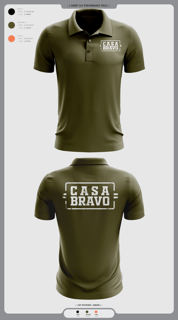 Short Sleeve Performance Polo, Casa Bravo, , Teamtime, Team time, sublimation, custom sports apparel, team uniforms, spirit wear, spiritwear, sports uniforms, custom shirts, team store, custom team store, fundraiser sports, apparel fundraiser