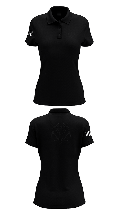 Womens Short Sleeve Performance Polo, HazMat Helpers LLC, , Teamtime, Team time, sublimation, custom sports apparel, team uniforms, spirit wear, spiritwear, sports uniforms, custom shirts, team store, custom team store, fundraiser sports, apparel fundraiser