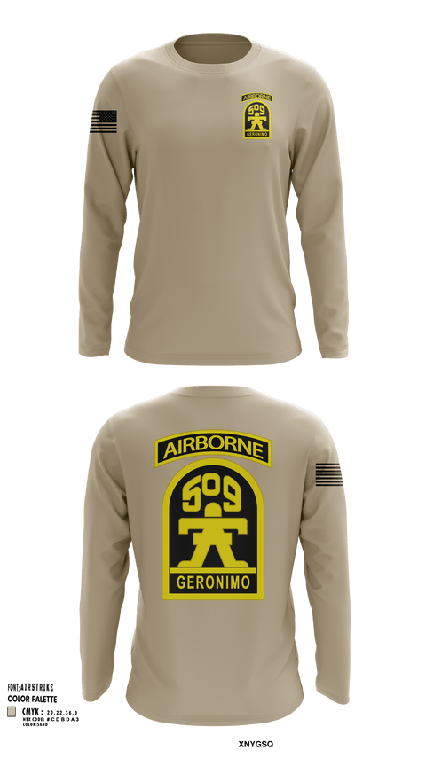 Long Sleeve Performance Shirt, Geronimo, Army, Teamtime, Team time, sublimation, custom sports apparel, team uniforms, spirit wear, spiritwear, sports uniforms, custom shirts, team store, custom team store, fundraiser sports, apparel fundraiser