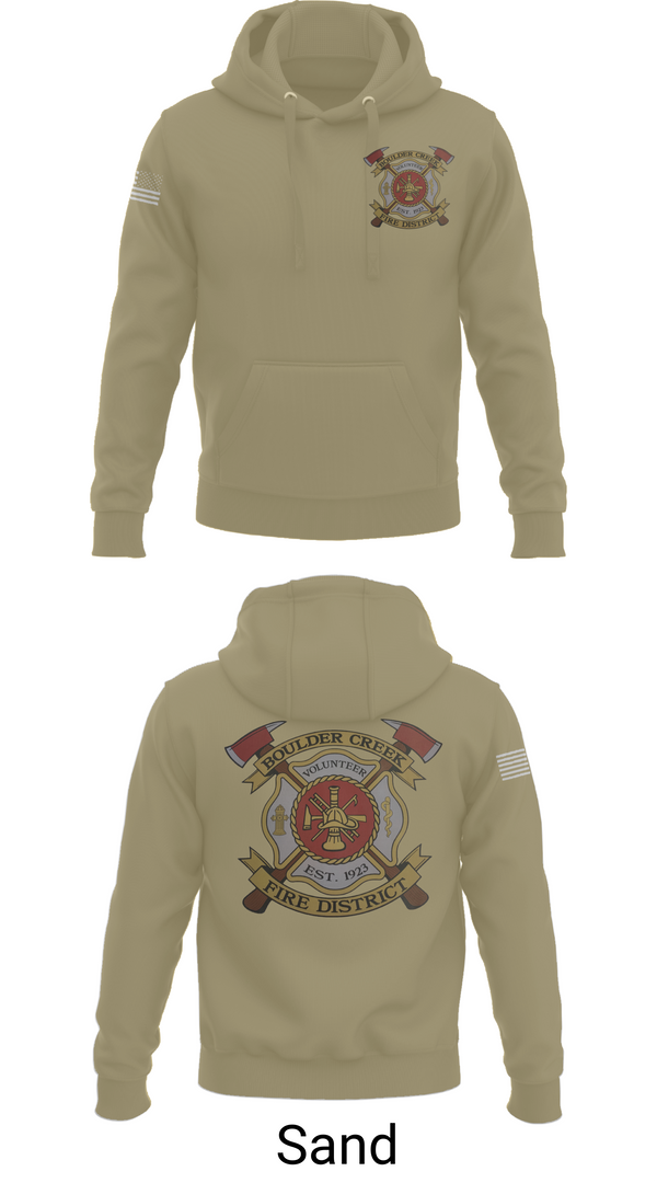 Hoodie, Boulder creek fire, , Teamtime, Team time, sublimation, custom sports apparel, team uniforms, spirit wear, spiritwear, sports uniforms, custom shirts, team store, custom team store, fundraiser sports, apparel fundraiser