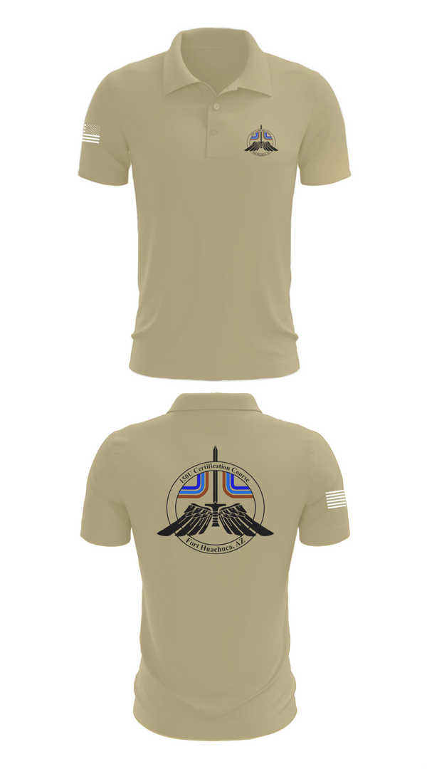 Short Sleeve Performance Polo, 2-13th AVN REGT, 150U Certification Course, , Teamtime, Team time, sublimation, custom sports apparel, team uniforms, spirit wear, spiritwear, sports uniforms, custom shirts, team store, custom team store, fundraiser sports, apparel fundraiser