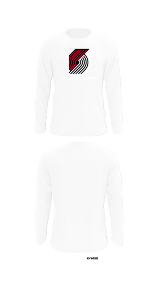 Long Sleeve Performance Shirt, Blazers elite, Baseball, Teamtime, Team time, sublimation, custom sports apparel, team uniforms, spirit wear, spiritwear, sports uniforms, custom shirts, team store, custom team store, fundraiser sports, apparel fundraiser