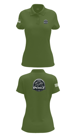 Womens Short Sleeve Performance Polo, PÉREZ MOTORS, , Teamtime, Team time, sublimation, custom sports apparel, team uniforms, spirit wear, spiritwear, sports uniforms, custom shirts, team store, custom team store, fundraiser sports, apparel fundraiser