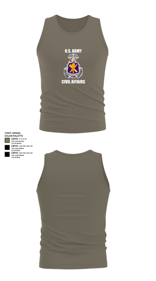 Tank Top, Civil Affairs Schoolhouse, , Teamtime, Team time, sublimation, custom sports apparel, team uniforms, spirit wear, spiritwear, sports uniforms, custom shirts, team store, custom team store, fundraiser sports, apparel fundraiser