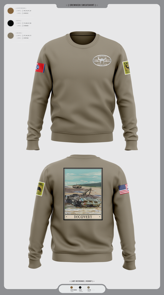 Crew Neck Sweatshirt, 278th ACR, , Teamtime, Team time, sublimation, custom sports apparel, team uniforms, spirit wear, spiritwear, sports uniforms, custom shirts, team store, custom team store, fundraiser sports, apparel fundraiser
