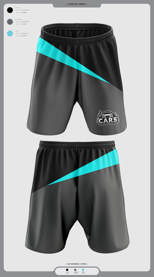 Athletic Shorts With Pockets, C.A.R.S, , Teamtime, Team time, sublimation, custom sports apparel, team uniforms, spirit wear, spiritwear, sports uniforms, custom shirts, team store, custom team store, fundraiser sports, apparel fundraiser