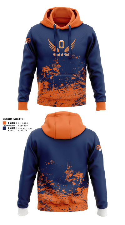 Overbrook High School Track and Field 24821200 Hoodie - 1