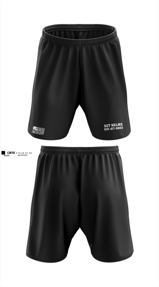Athletic Shorts With Pockets, SGT Nelms, National Guard, Teamtime, Team time, sublimation, custom sports apparel, team uniforms, spirit wear, spiritwear, sports uniforms, custom shirts, team store, custom team store, fundraiser sports, apparel fundraiser