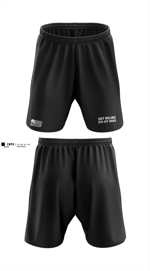 Athletic Shorts With Pockets, SGT Nelms, National Guard, Teamtime, Team time, sublimation, custom sports apparel, team uniforms, spirit wear, spiritwear, sports uniforms, custom shirts, team store, custom team store, fundraiser sports, apparel fundraiser