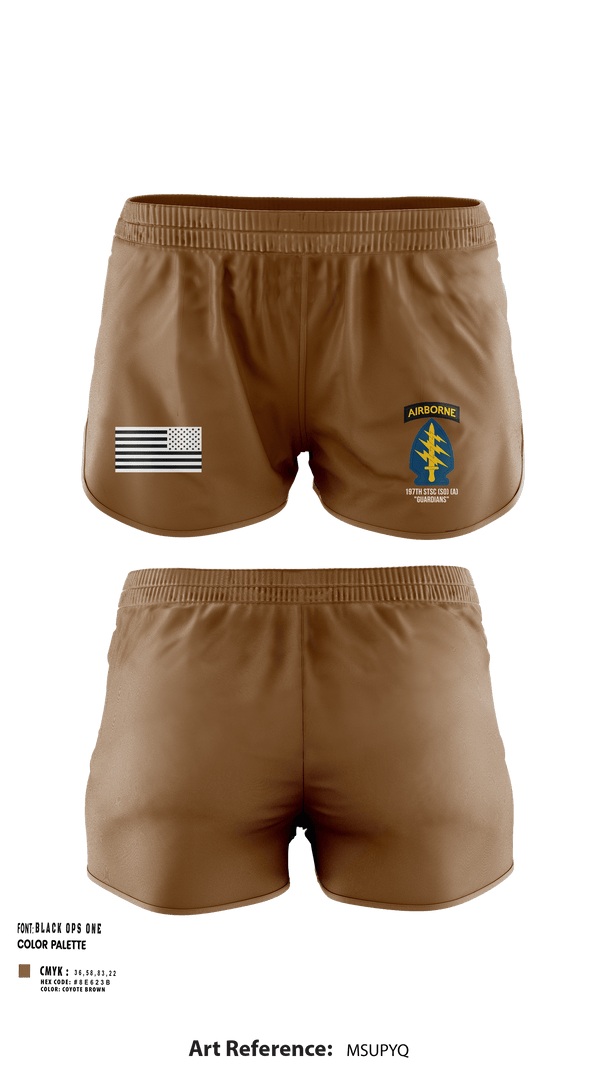 Ranger Panties, 197th STSC (SO)(A), National Guard, Teamtime, Team time, sublimation, custom sports apparel, team uniforms, spirit wear, spiritwear, sports uniforms, custom shirts, team store, custom team store, fundraiser sports, apparel fundraiser