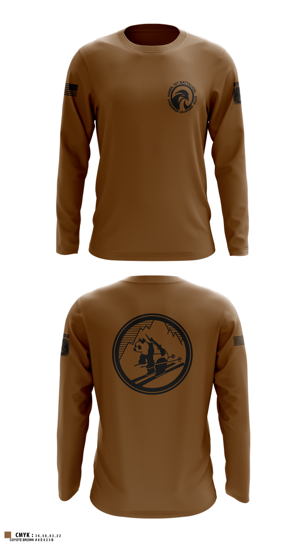 Long Sleeve Performance Shirt, Diesel, 3-71CAV, Army, Teamtime, Team time, sublimation, custom sports apparel, team uniforms, spirit wear, spiritwear, sports uniforms, custom shirts, team store, custom team store, fundraiser sports, apparel fundraiser