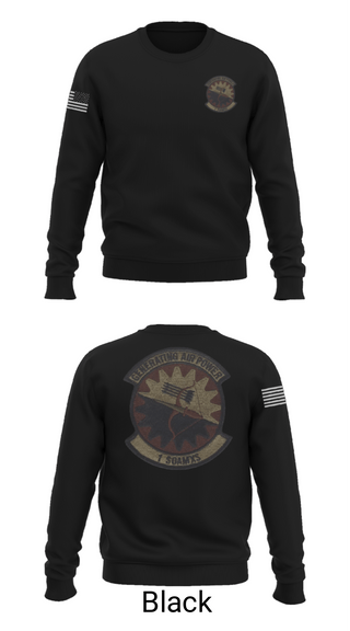 Crew Neck Sweatshirt, 1 SOAMXS, Air Force, Teamtime, Team time, sublimation, custom sports apparel, team uniforms, spirit wear, spiritwear, sports uniforms, custom shirts, team store, custom team store, fundraiser sports, apparel fundraiser