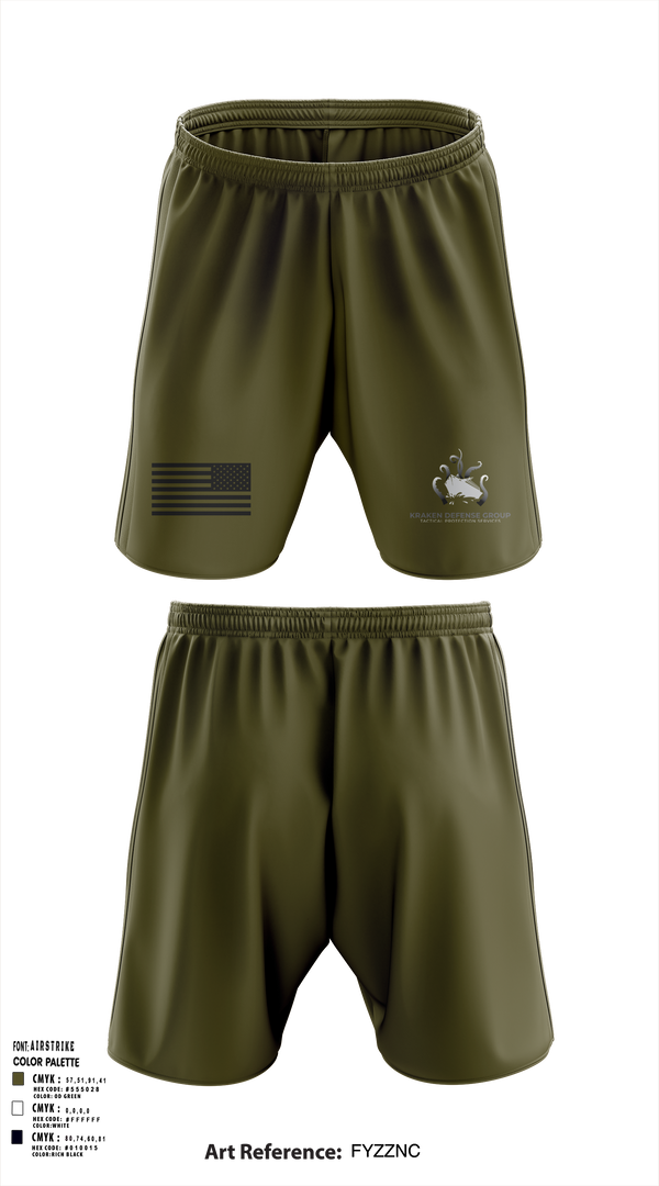 Athletic Shorts With Pockets, Kraken Defense Group, , Teamtime, Team time, sublimation, custom sports apparel, team uniforms, spirit wear, spiritwear, sports uniforms, custom shirts, team store, custom team store, fundraiser sports, apparel fundraiser